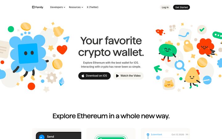 Family homepage
