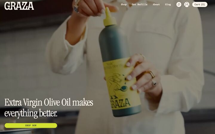 Graza homepage