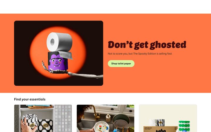 Who Gives A Crap homepage