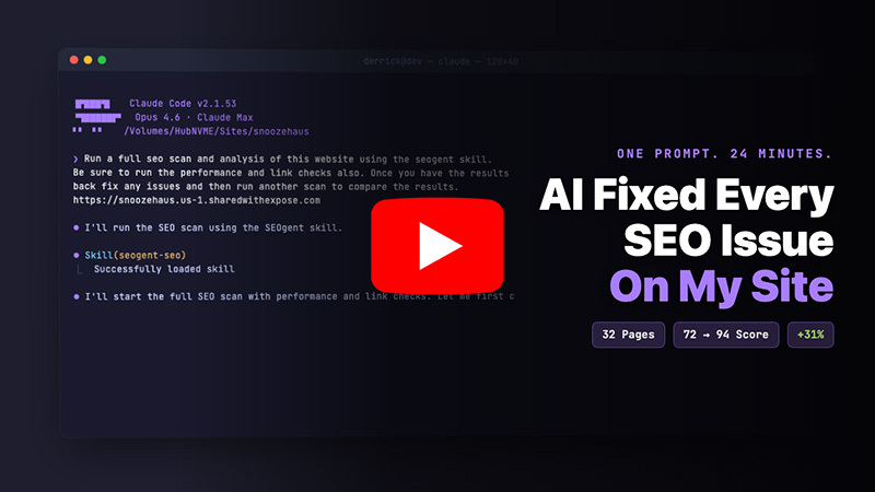 AI Fixed Every SEO Issue On My Site